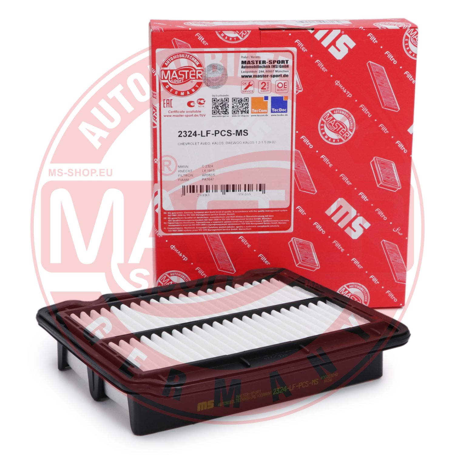 Filtru aer MASTERSPORT GERMANY 2324-LF-PCS-MS